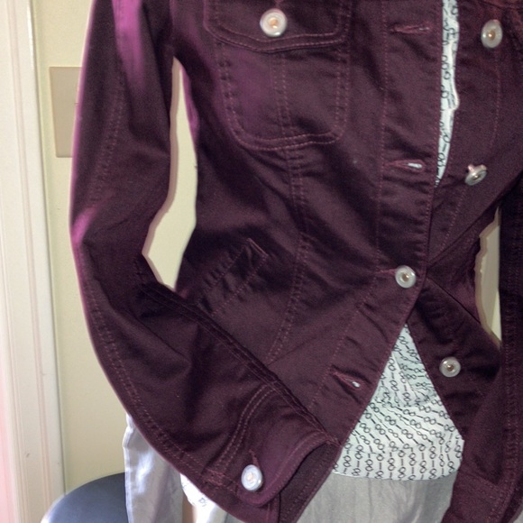 Point zero Burgundy Blazer small - Picture 2 of 6
